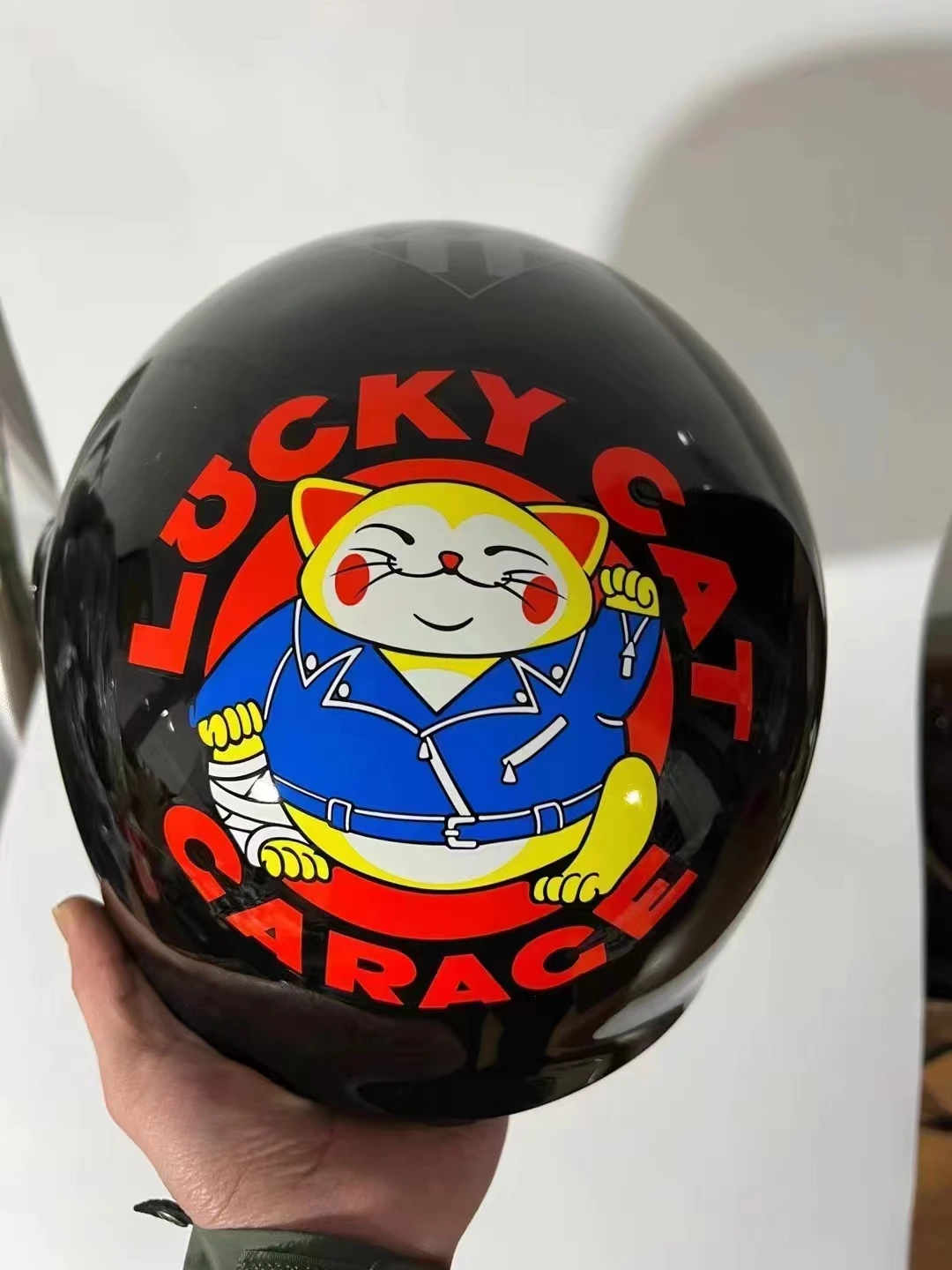 Полнолицевой мотоциклетный шлем glamster Resurrection TC-5 Lucky Cat для езды на мотокросе