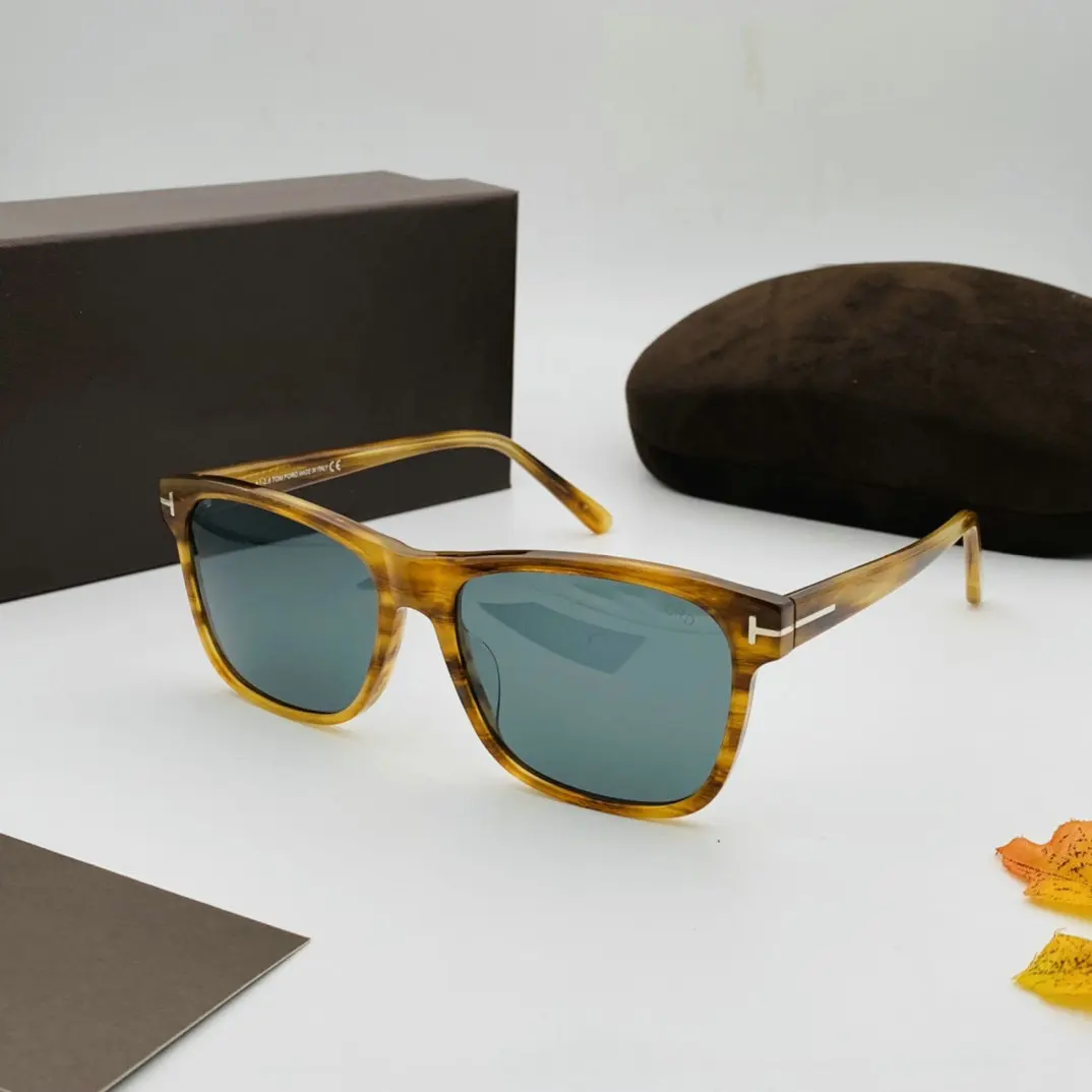 

2022 Fashion luxury brand polarized sunglasses men Tom sun glasses for women Driving square sunglasses TF698 With Original Case