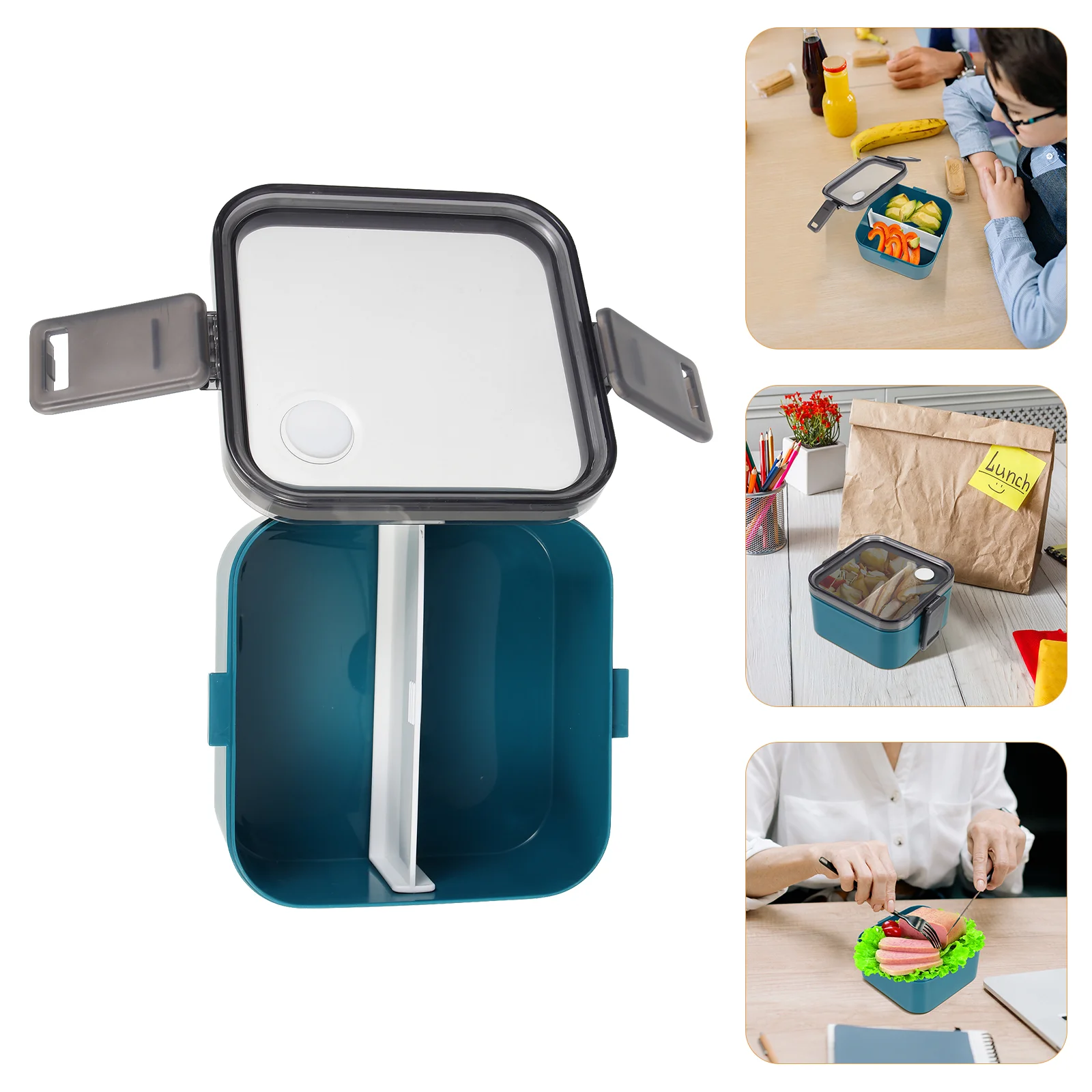 

Box Lunch Bento Container Containers Microwave Storage Kids Salad Prep Soup Holder Sealing Adults Portable Go Picnic Breakfast