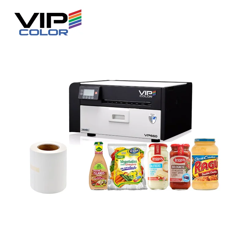 

Chinese VIP COLOR rotary inkjet printer label printer machine