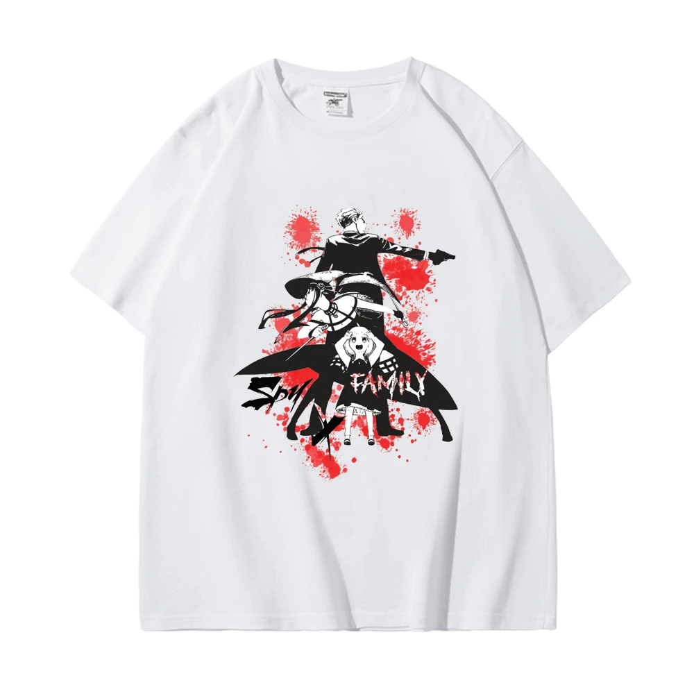 

Anime SPY X FAMILY Anya T Shirt Short Sleeve Men Women Summer New Cotton T-Shirt Casual Harajuku Fashion Streetwear Clothes Tees