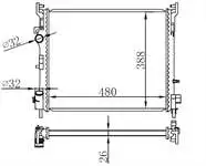 

BRN056022 для радиатора двигателя CLIO 01- THALIA 05-инструкция (480 × 26)