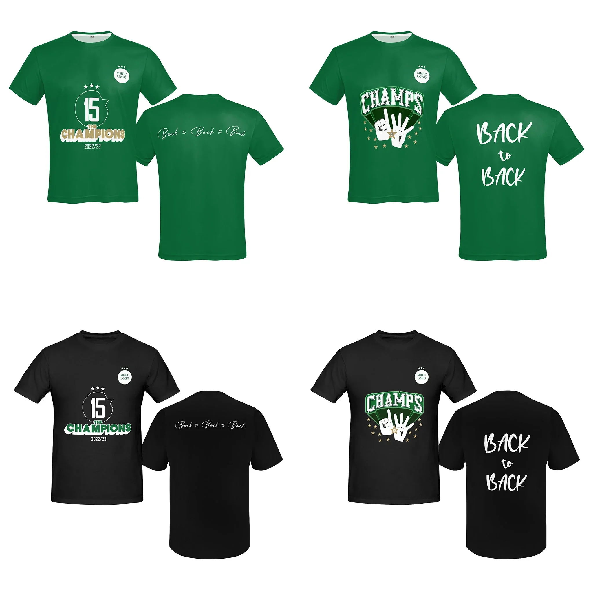 Фото Maccabi MHFC Haifa Green Apes Мужская спортивная хлопковая классическая футболка с короткими рукавами и круглым вырезом Футболка №1