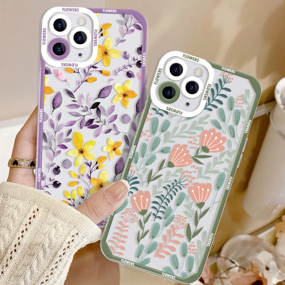 

Flowers Case For Vivo Y91C Y91 Y12S Y19 Y15A Y15 V23E Y50 Y31 Y21 Y21E Y20 V23 Y1S Y90 Y1i Y93 Y95 Y51 Y33S Y21A Y15A Y12 Y3 Y17