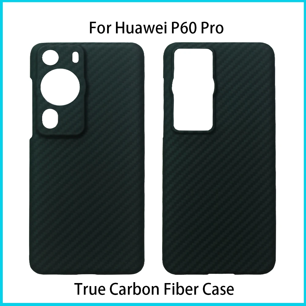 

Smhdmy Real Pure Carbon Fiber Protective Case For Huawei P60 pro Ultra-Thin Aramid Carbon Fiber Phone Case Hard Cover