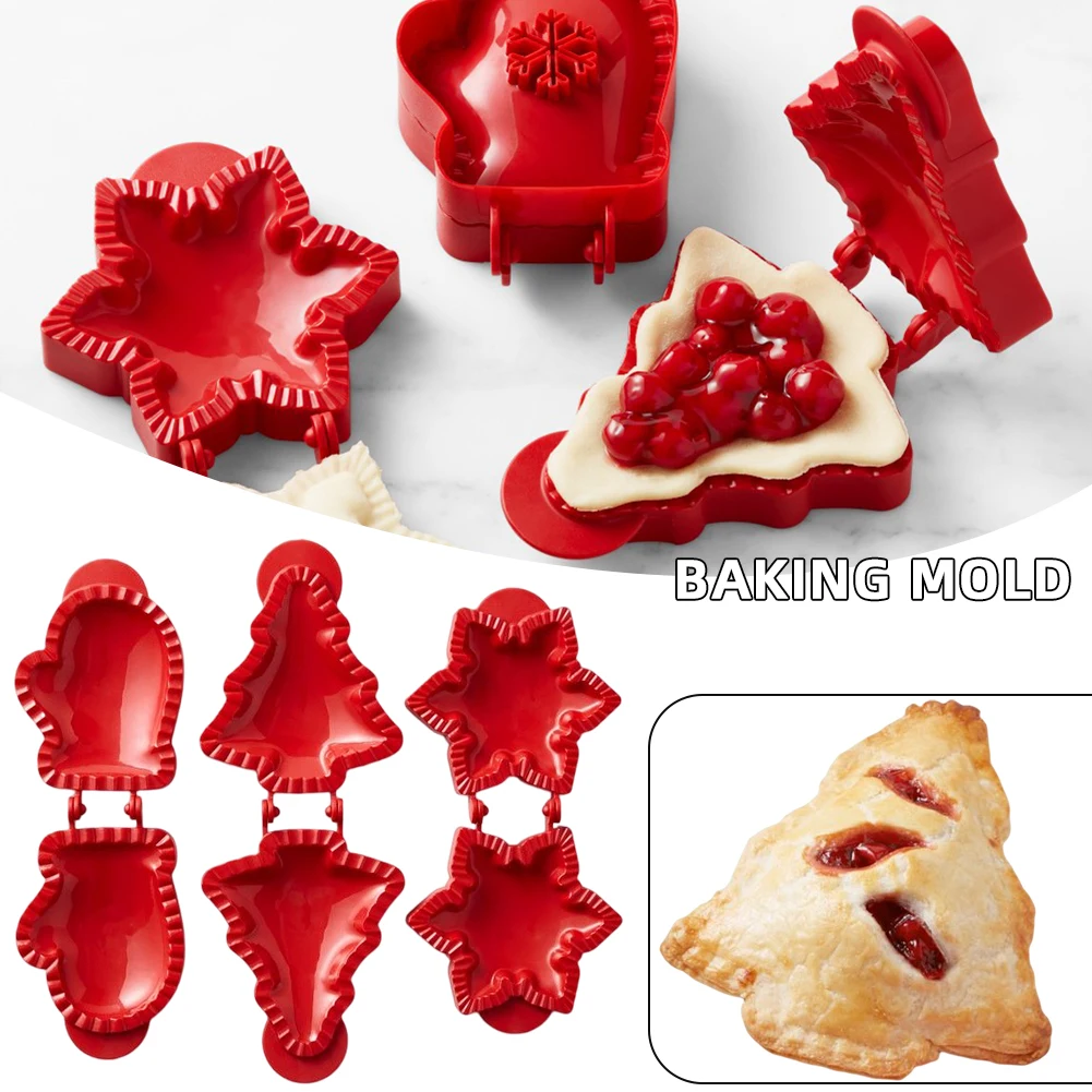 

Cookie Pie Stencils Baking Mold Christmas Decoration 2022 Novelty Kitchen Gadget BPA Free Pp Autumn Cottages Pie