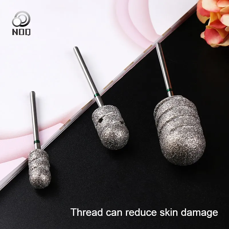 3pcs Foot Nail Drill Bits Pedicure Manicuring Foot Cuticle Clean Tools Nail File Grinding Head Nail Art Accessories Stainless