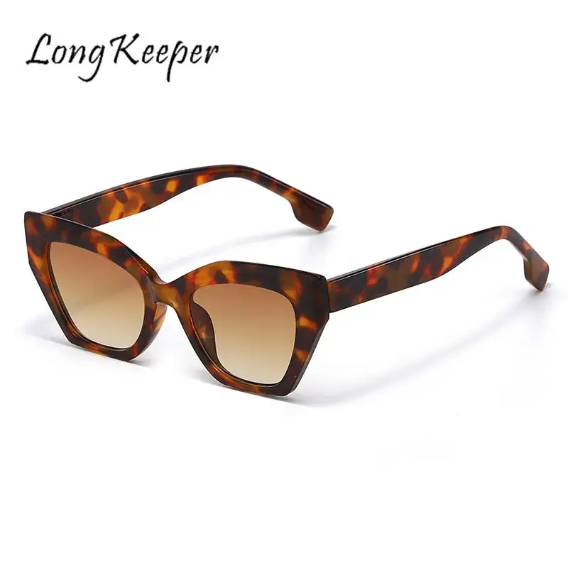 

Cat Eye Women's Sunglasses Men Vintage Brand Designer Classic Cateye Goggles Male Female Leopard Shades Uv400 2023 Gafas De Sol