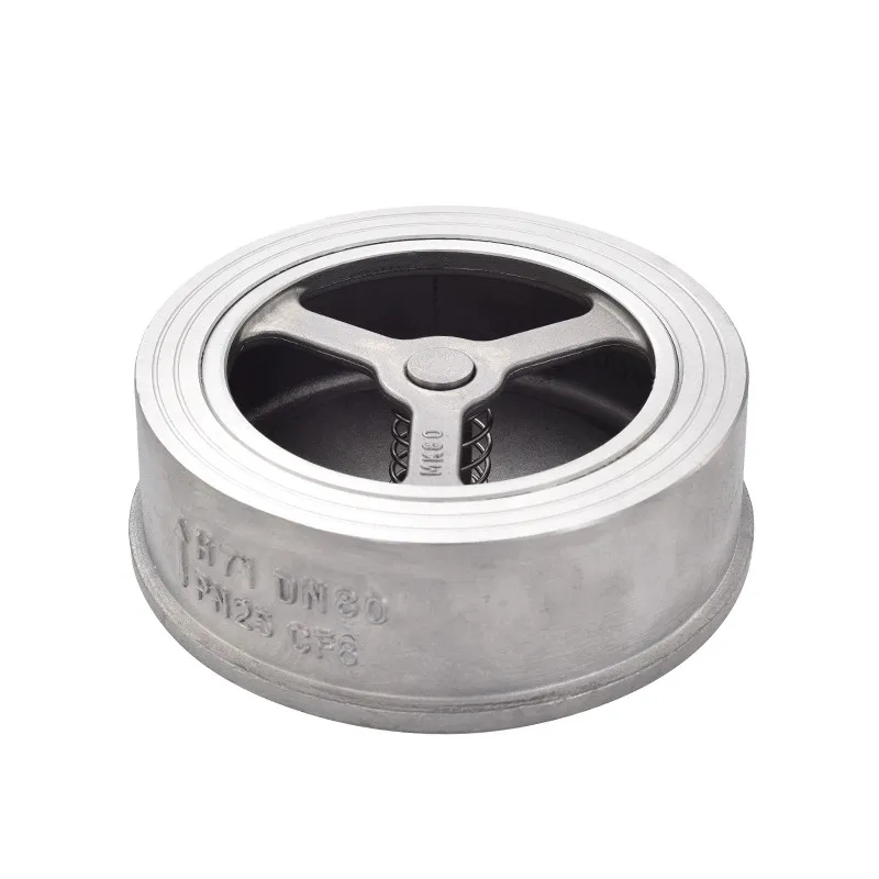 

1/2" 3/4” 1” 1-1/4" 1-1/2" 2” （DN15-DN50）304 Stainless Steel Wafer Check Valve Non-Return One Way Valve