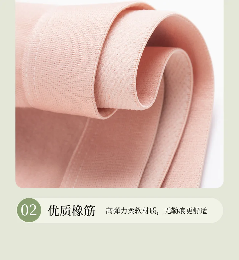 5pcs/batch, Women's Cotton Panties, Solid Color Panties Mid Waist Cotton Crotch Antibacterial Physiological Pants Women