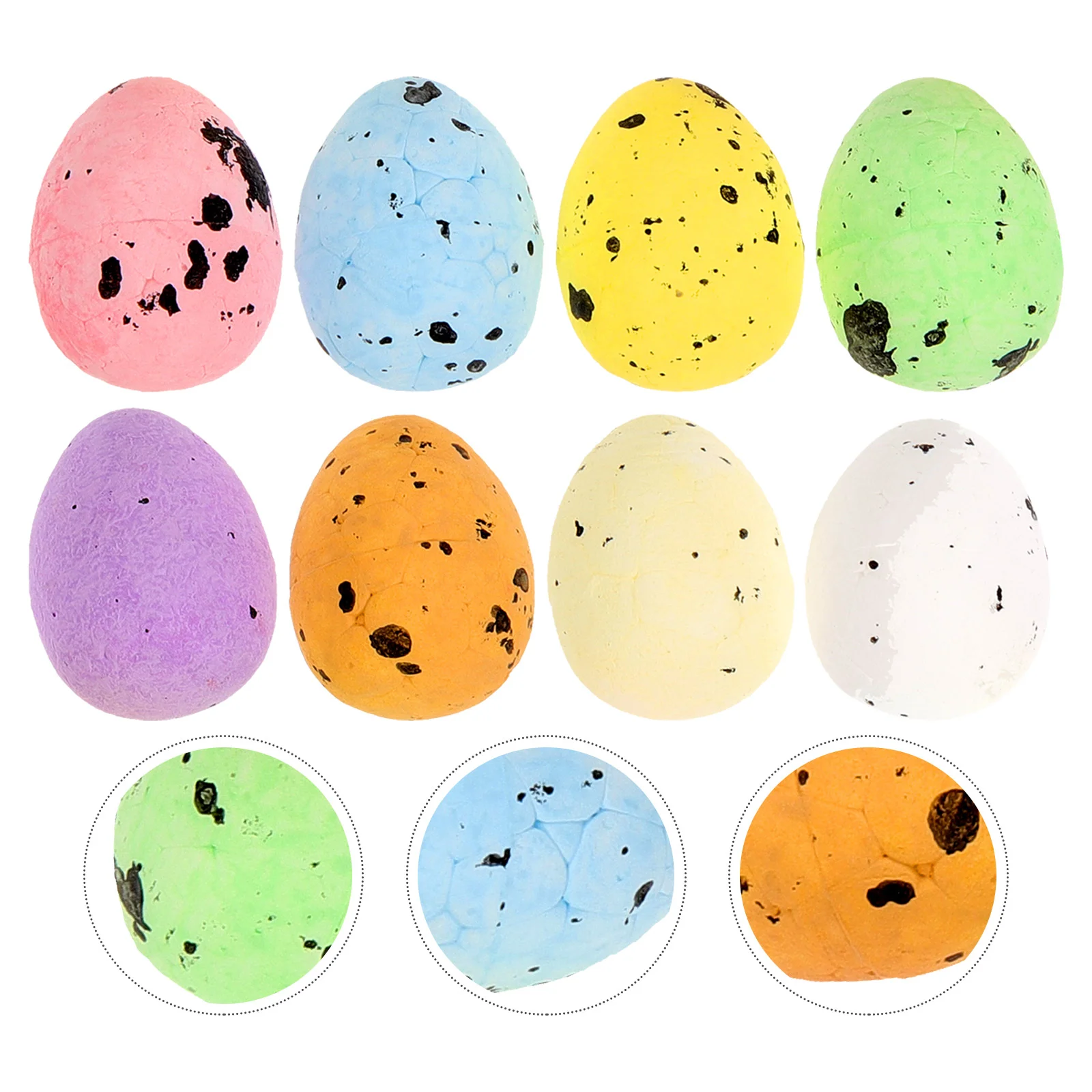 

200pcs Simulation Easter Eggs Decorative Foam Eggs Easter Egg Decor for Party