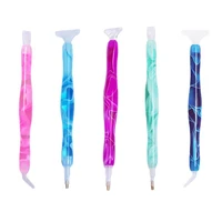 5d diy diamond painting pick up pens set with 4 tips resin stone picking tools pen accessories rhinestone craft tool pencil