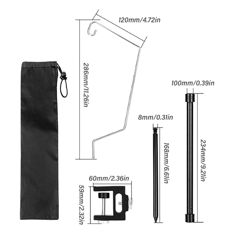 1 комплект прочная легкая подставка из нержавеющей стали легкий вес снаряжение