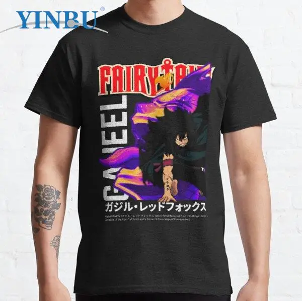 

Мужская одежда GAJEEL REDFOX, футболки с рисунком аниме для мужчин, уличная одежда 2023