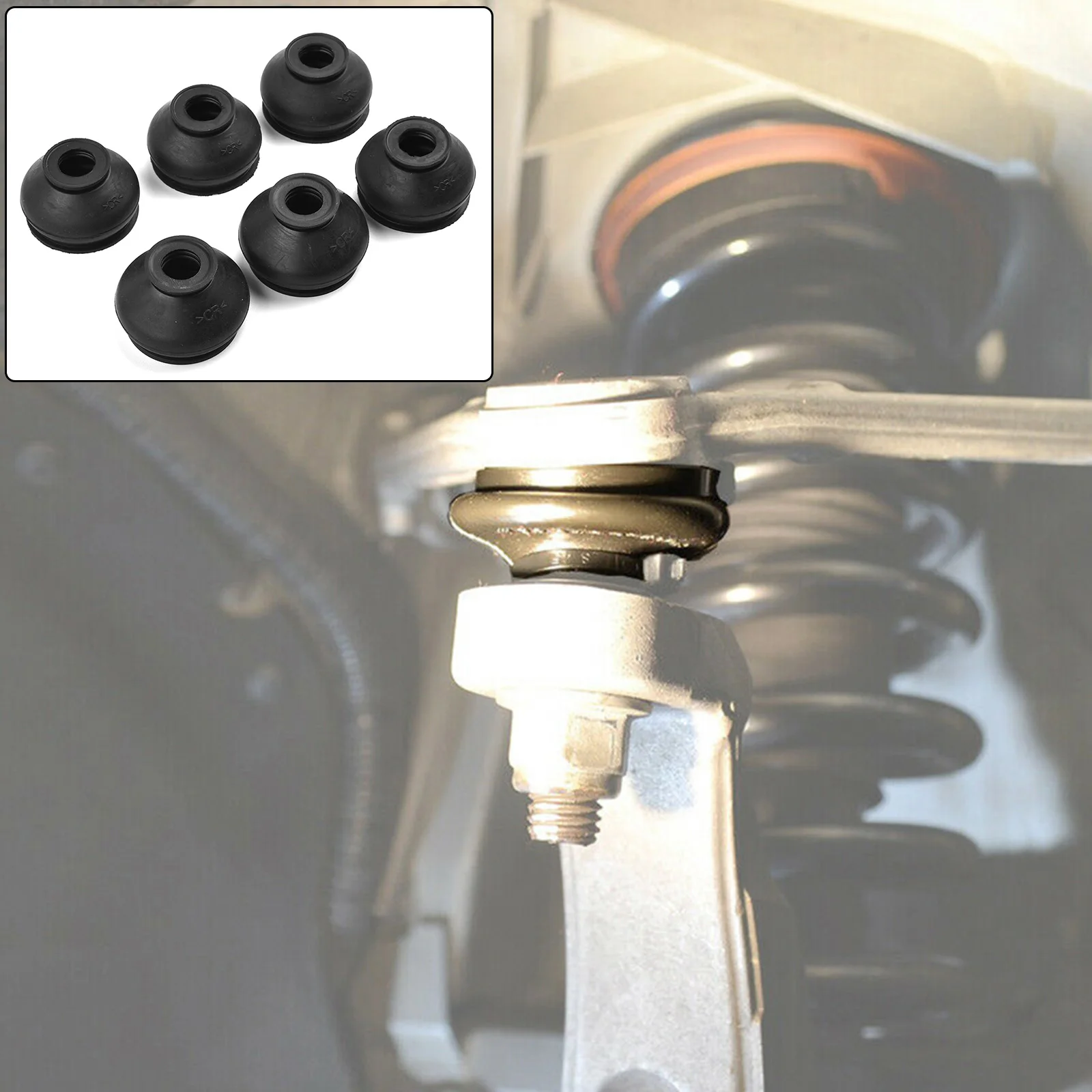 

Durable Dust Boot Covers Cap Parts Replacement Rubber Tie Rod End Universal
