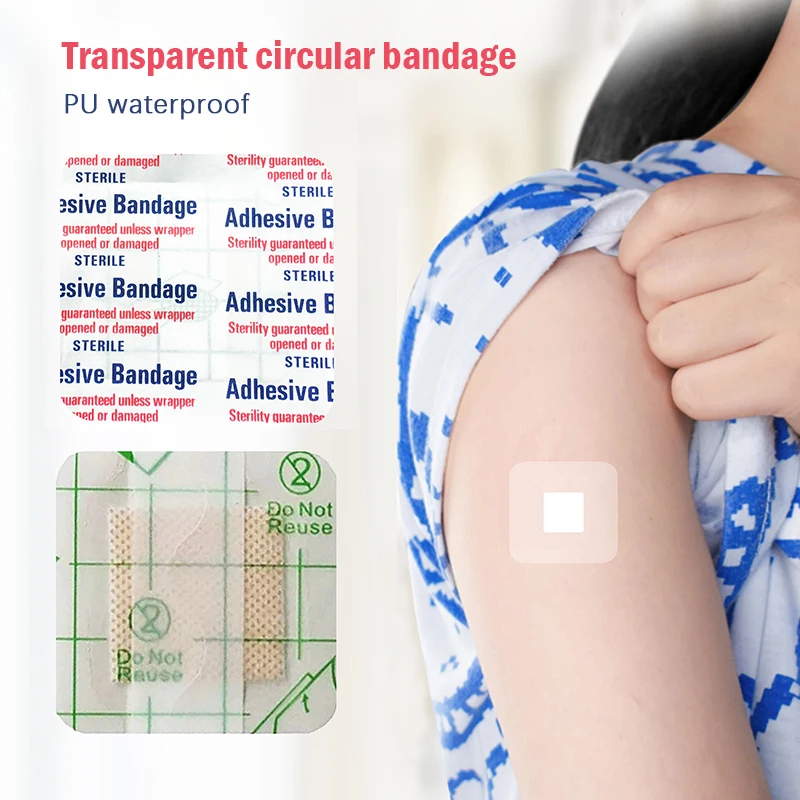 

20/50/100/120PCs Adhesive Bandage Wound Dressing Band Aid Bandage Large Wound First Aid Outdoor