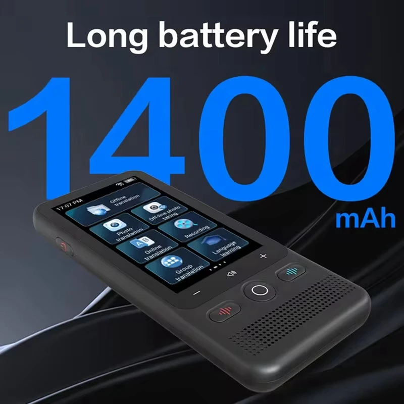 New T18 Offline Voice Translator Intelligent 138 Language Wifi Real-Time Without Internet Translation Stick