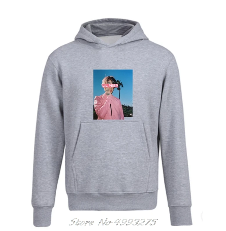 Толстовка Lil Peep для мужчин в стиле хип-хоп качественная удобная уличная одежда