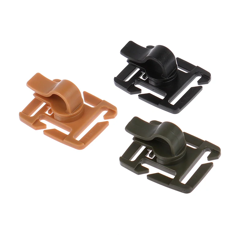 

4 Pcs 360 Degree Rotatable Drinking Hose Clips Water Bag Backpack Clips Adjustable Water Bag Hose Clips Accessories