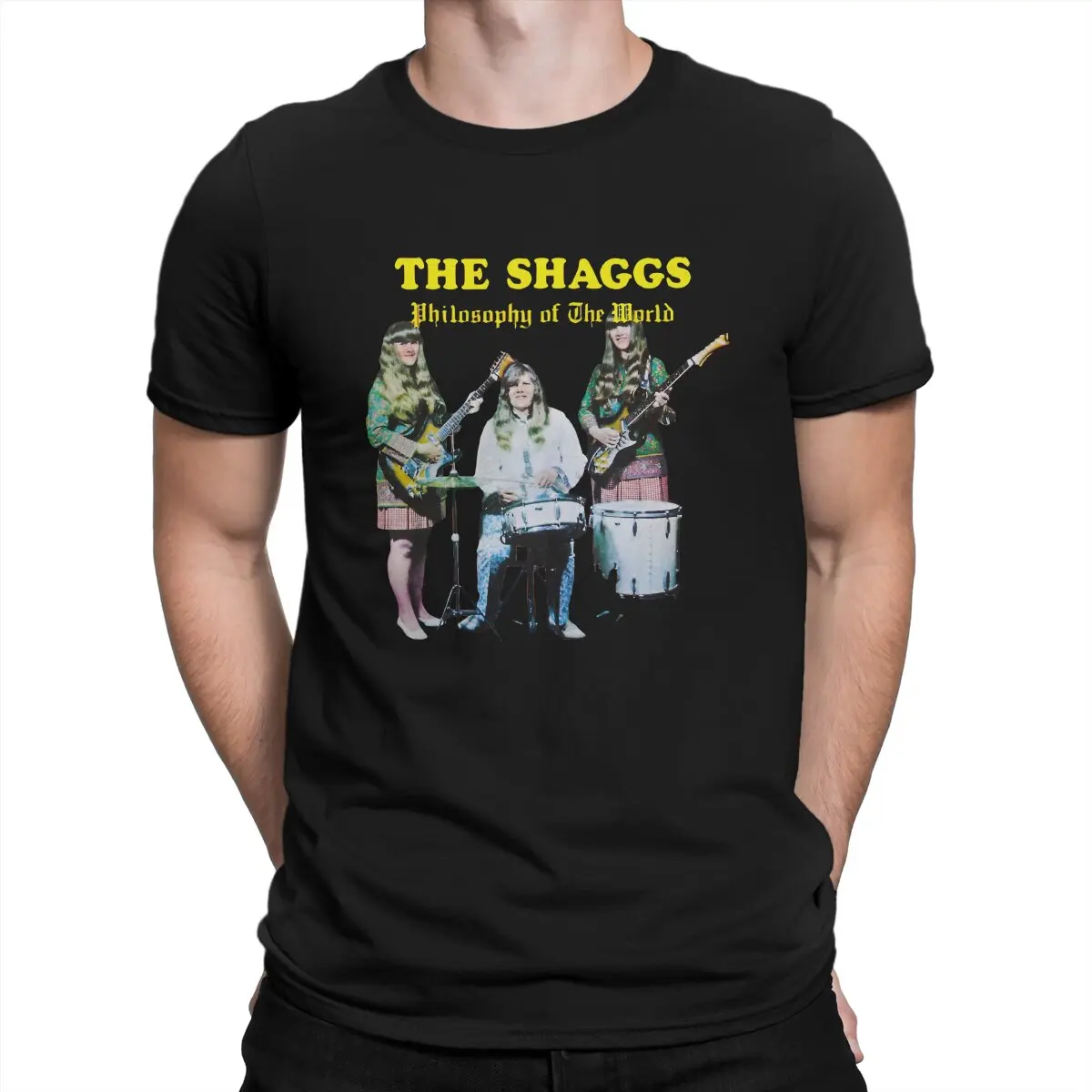 

The Shaggs T-Shirts for Men Philosophy Leisure Pure Cotton Tee Shirt Crewneck Short Sleeve T Shirt Graphic Printed Clothes