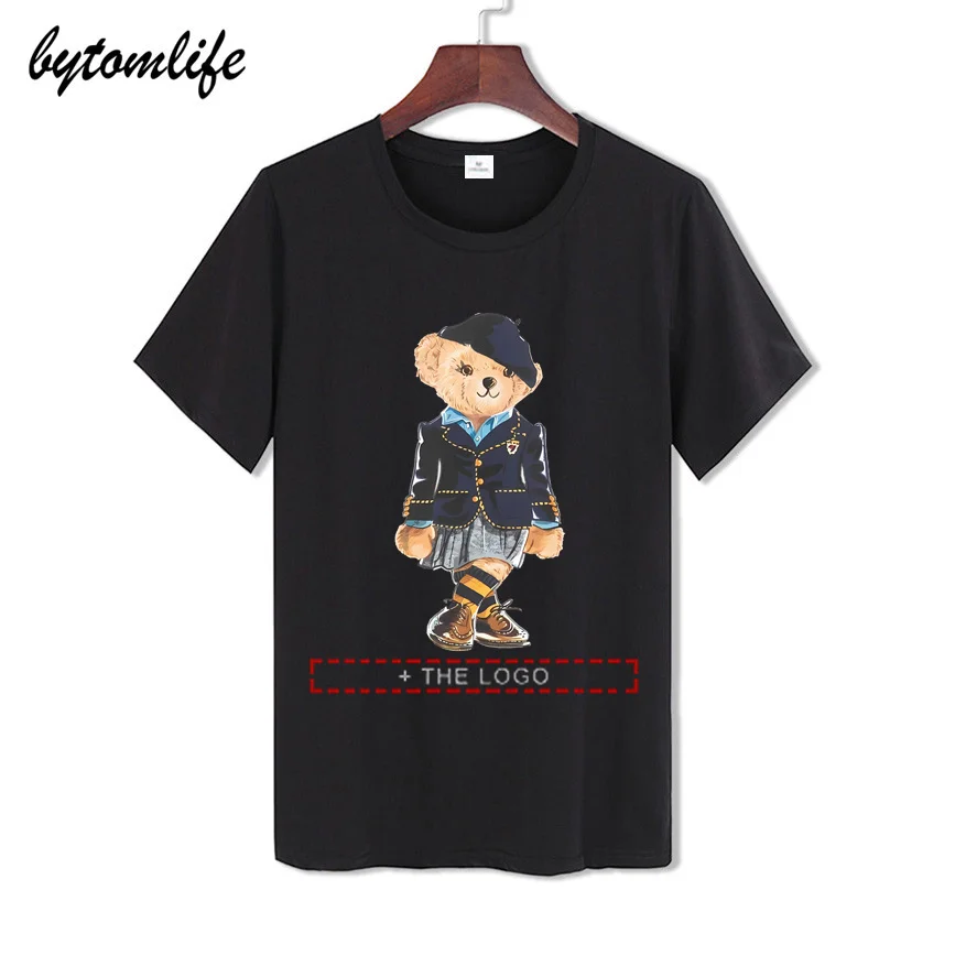 

Newfresh college attire Ralph cartoon bear leisure timeT Shirt For Miss Limitied Edition unisex Cotton Amazing Short Sleeve Tops