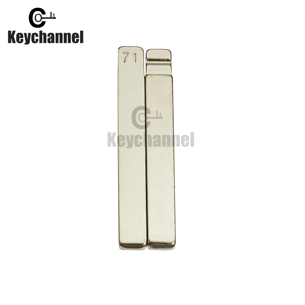 Keychanne10 шт. #71 для KD полотно дистанционного ключа Lishi HU100 металлическая заготовка