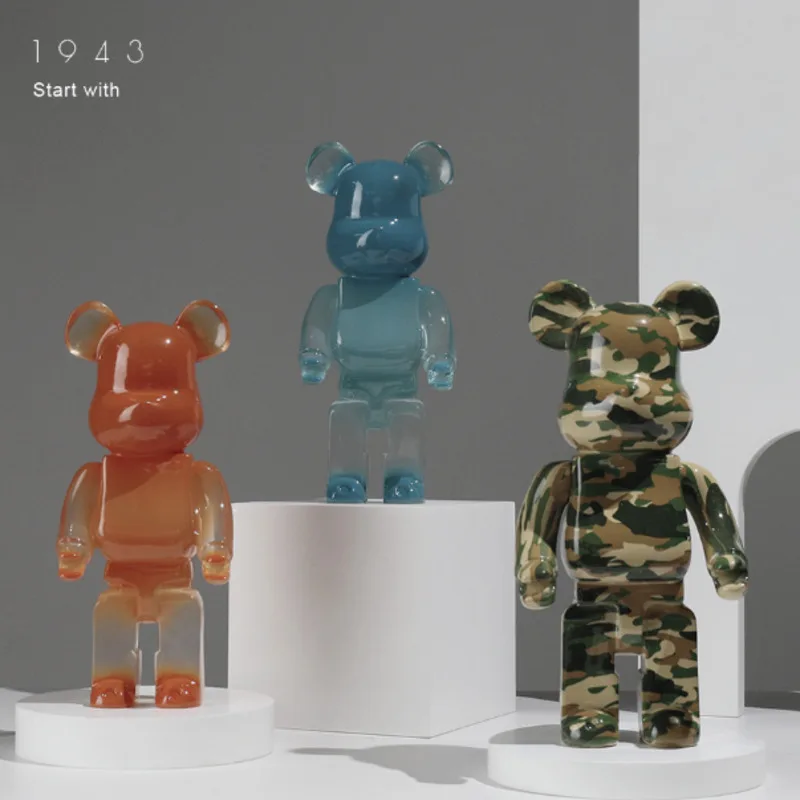 Обшивка Bearbrick 26 см 400% статуя медведь насилия скульптура фигурка украшения