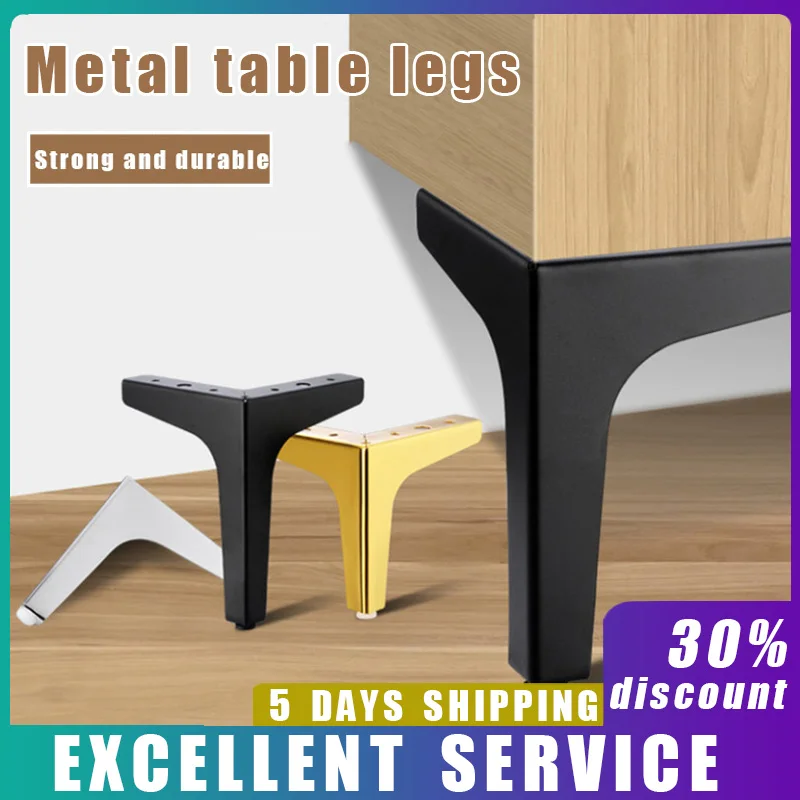 

furniture legs metal gold Black Iron Sofa Feet for Table Bed Chair Desk Dresser Cabinet Hardware Furniture accessories repair