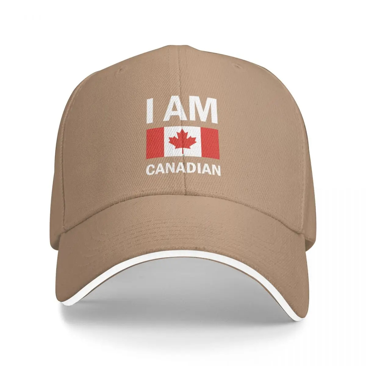 

2023 New I Am Canadian Bucket Hat Baseball Cap Mountaineering New In Hat Golf Hat Women Men's