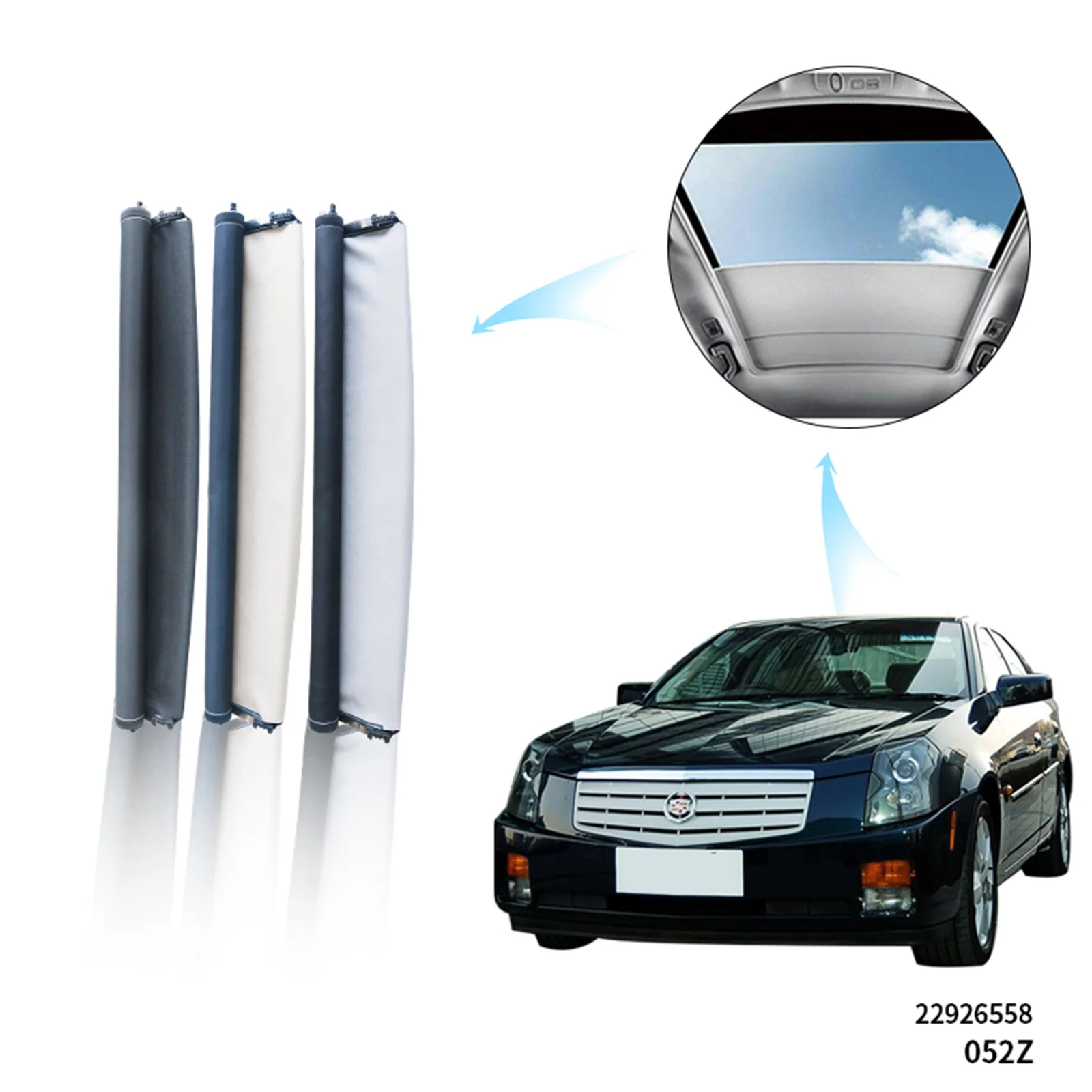 

Car Sunroof Sunshadeand Assembly is suitable for Cadillac CTS 22926558