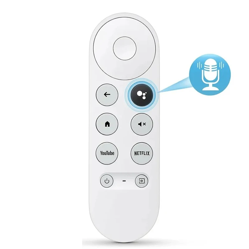 Голосовые пульты управления для Google Chromecast 4k Snow G9N9N/GA01409-US/GA01919-US/GA01920-US/GA01923/GA02463/GA02464