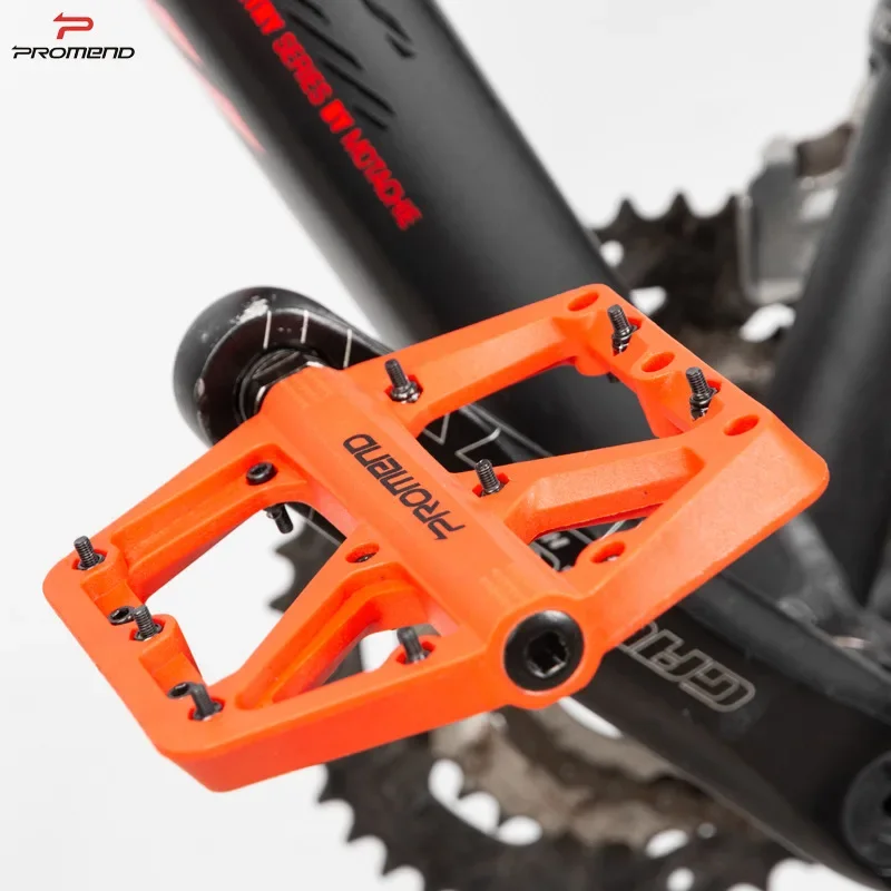 Велосипедные педали PROMEND ультралегкие подшипники с нейлоновой плоской