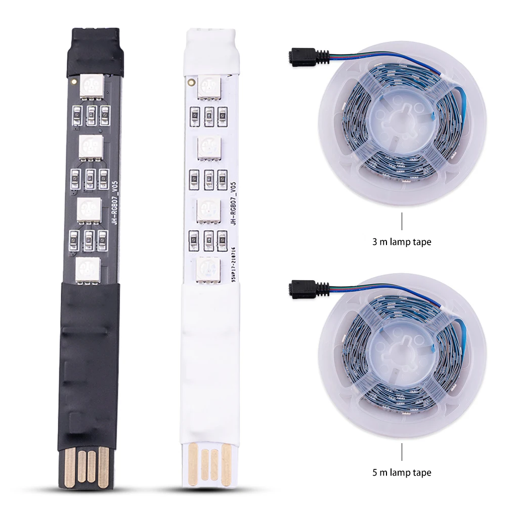 

Strip Light USB Powered USB Powered Remote Control with 4pin Port Bluetooth-compatible Smart LED Wireless Controller Set 3