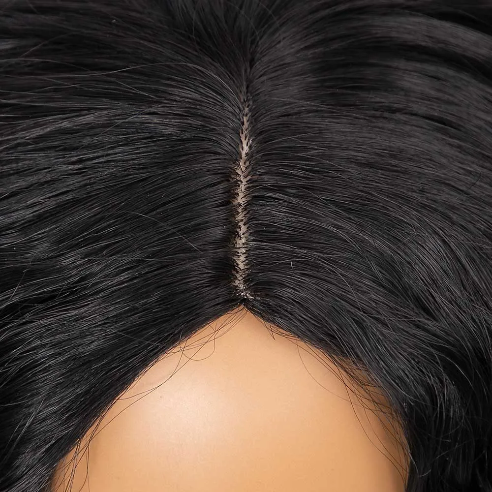 Amir Synthetic Short Curly Wavy Wig Black Wigs for Women Soft Bob Hair Wigs  Natural Looking Wigs Short Wavy Wig Cosplay