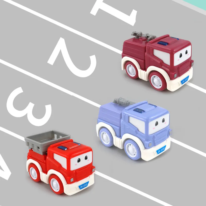 6 шт. Детский конструктор пожарная машина |