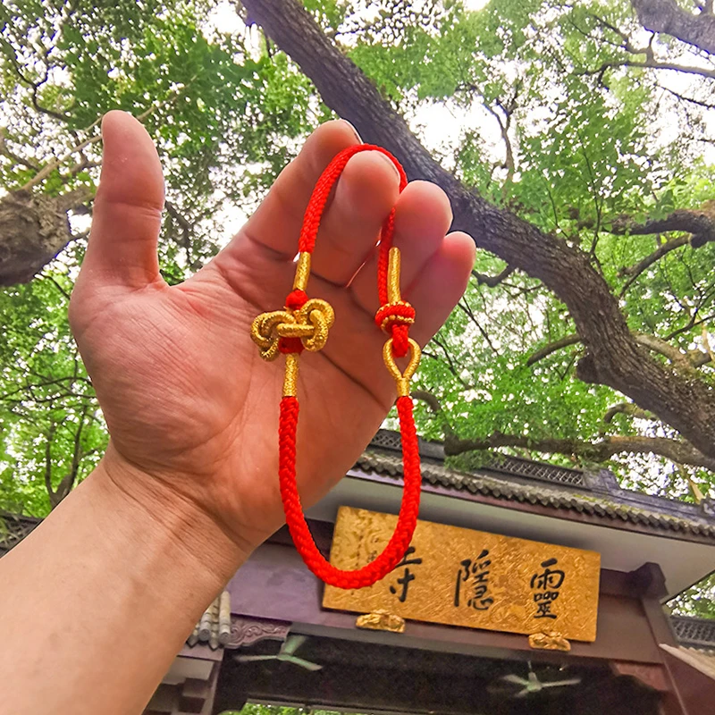 

Blessing Blessing Men's and Women's Bracelets Zodiac Safety Good Luck Guardian Carrying Strap Red Rope Couple