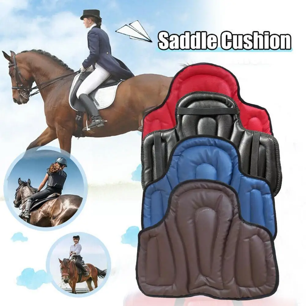 

Leather Horse Riding Shock Absorbing Memory Foam Saddle Cushion For Equestrian Riding Horse Equipment Accessories K6c2