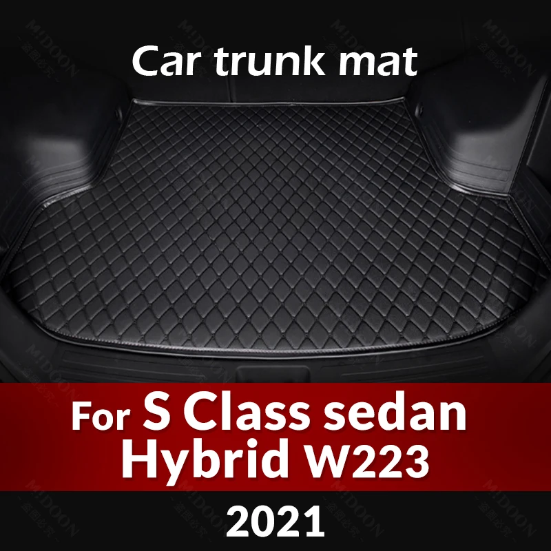 

Автомобильный коврик для багажника Mercedes S Class sedan Hybrid W223 2021 пользовательские автомобильные аксессуары автомобильное украшение интерьера