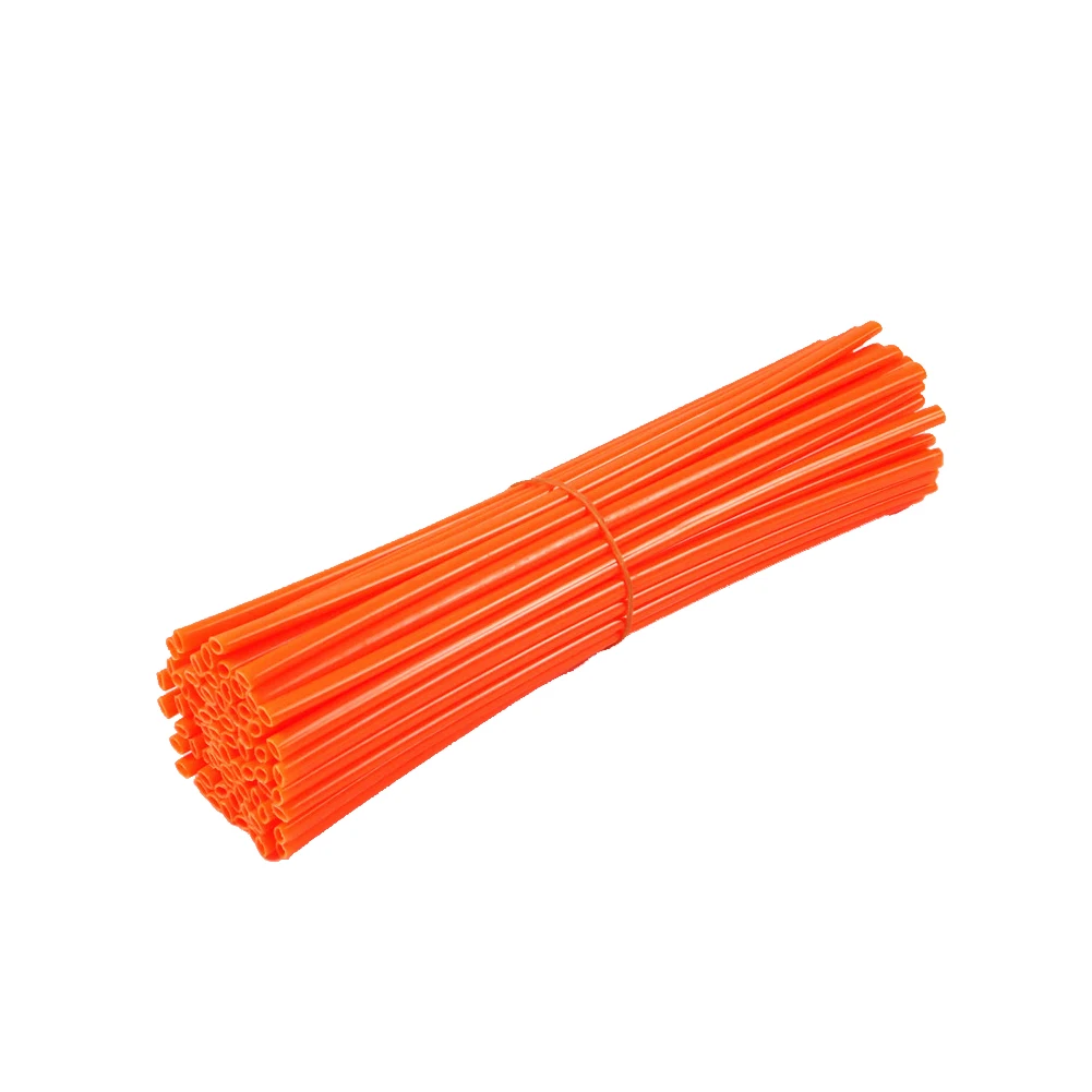 

72pcs Protector Colorful Rim Skins Universal Motorcycle Wheel Spoke Cover Easy Install Dirtbike Accessories Guard Decoration