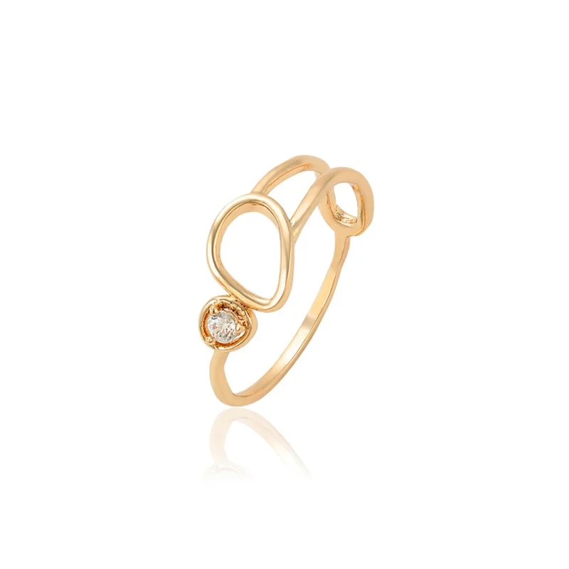 

fashion jewellery import accessories personalized 18k gold finger ring for girls