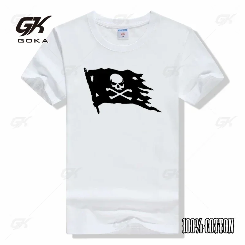 Calico Jack Sword Pirate Flag Jolly Roger Графическая футболка Футболка с пиратским флагом