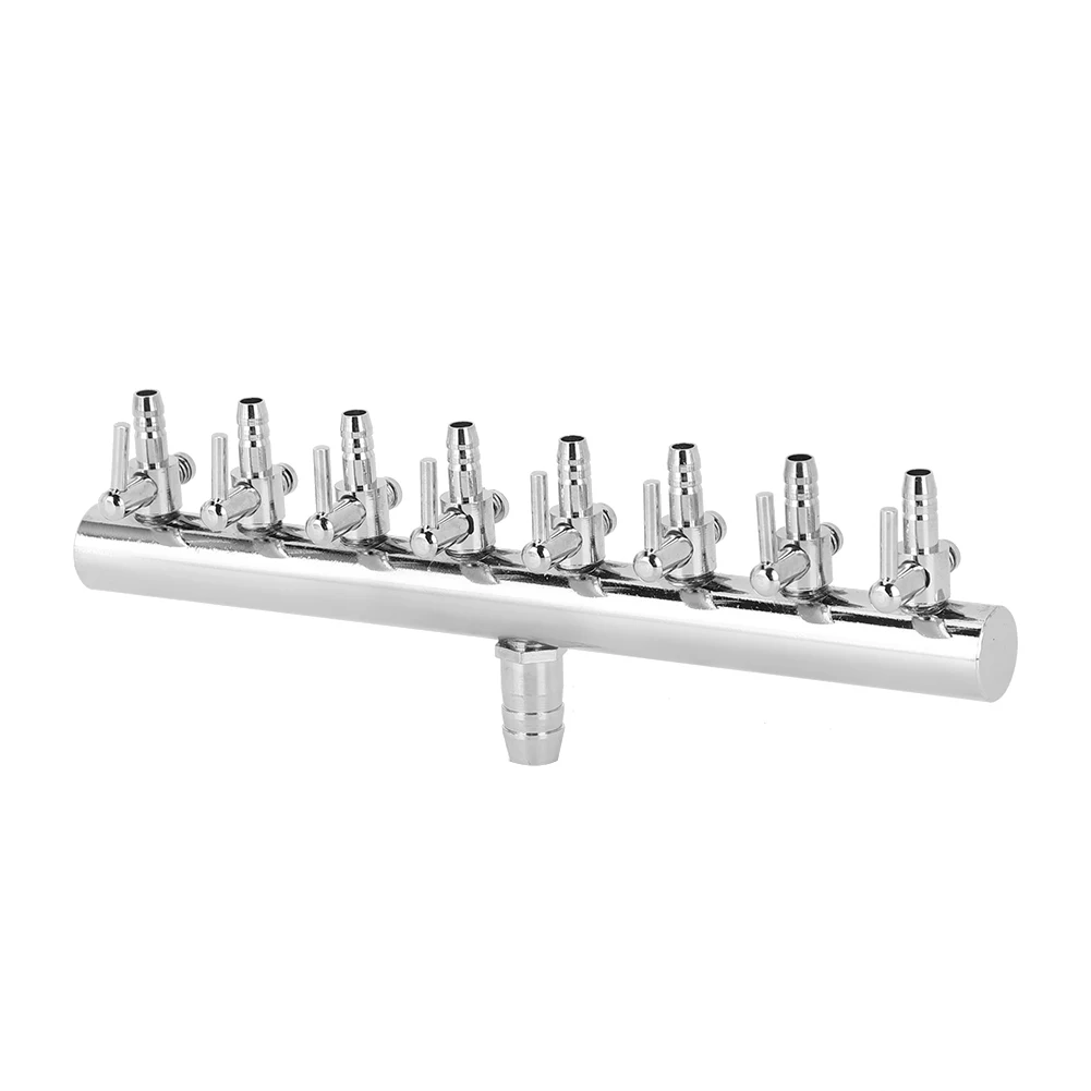 

Stainless Steel Fish Tank Air Pump Splitter Distributor Aquarium Oxygen Pipe Control Valve Conn Fish Tank Splitter Fish Tank