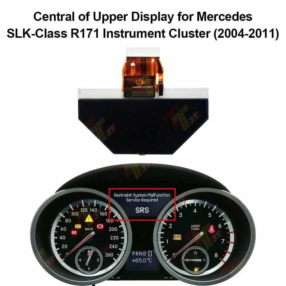 Центральный нижний/Верхний ЖК-дисплей для Mercedes SLK-Class R171 SLK280 SLK300 SLK350 SLK55 манометр