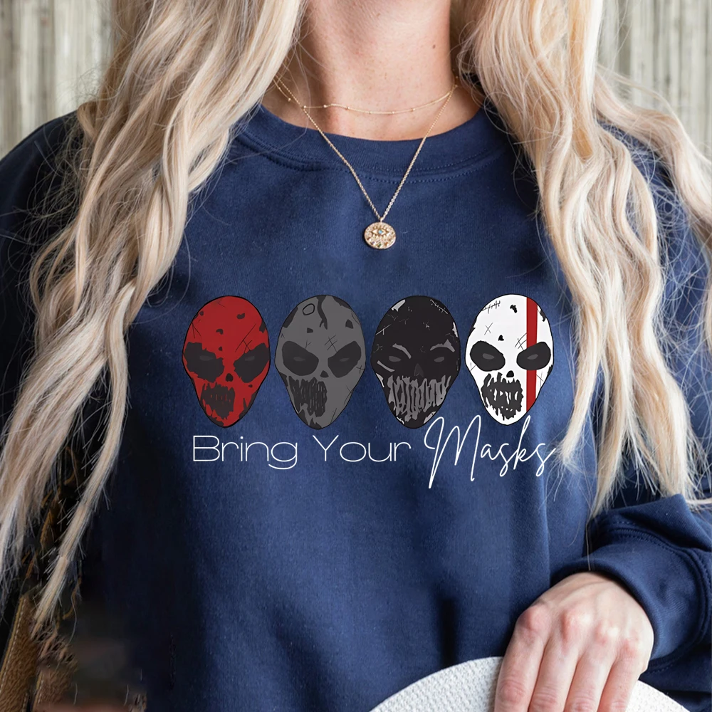 Свитшот с надписью Bring Your Mask