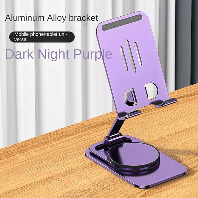 Phone Stand Rotatable Portable Foldable Phone Holder for Desk Compatible with iPad Tablet All Mobile Phone Phone Accessory