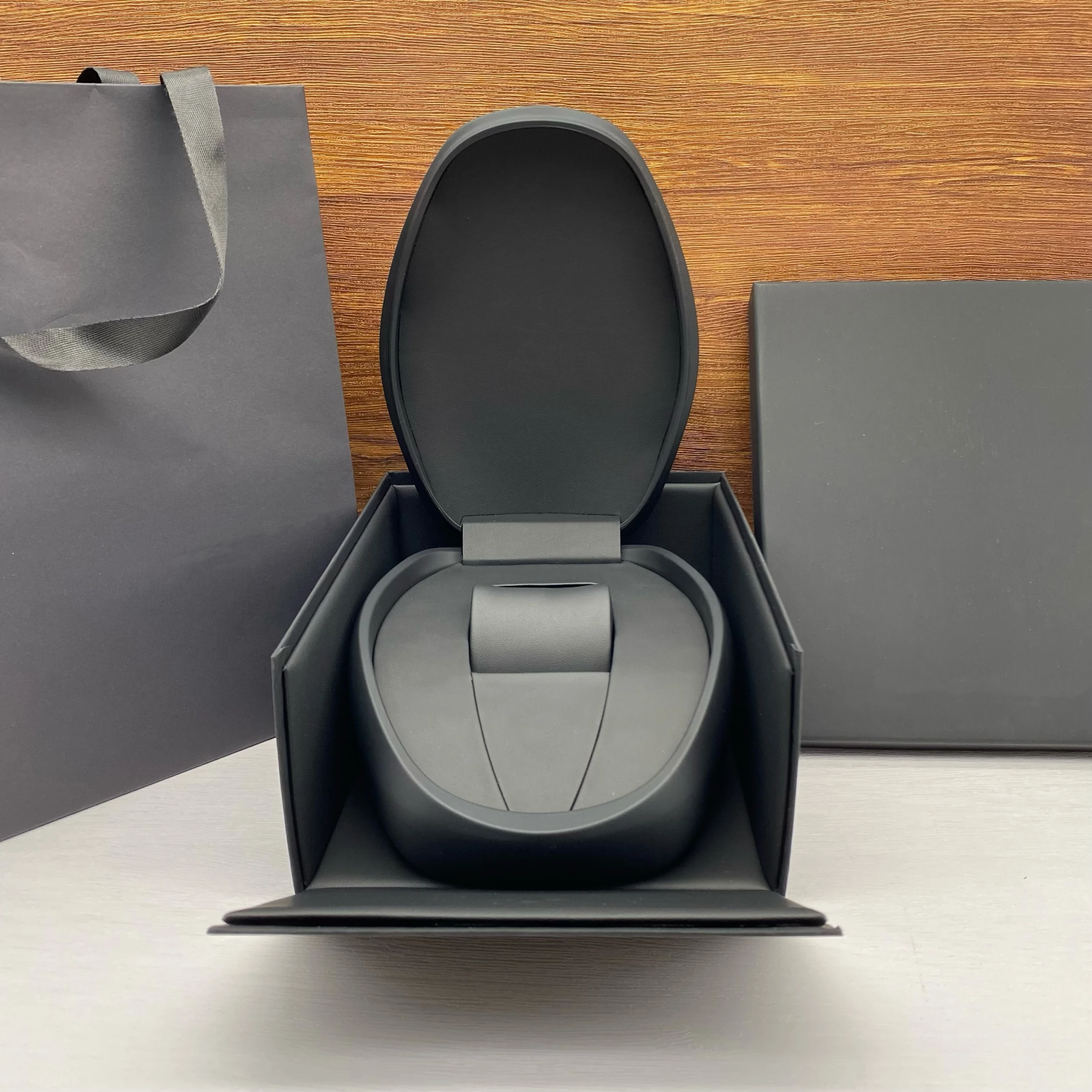 Factory Supply Wholesale High-Grade Luxury Brand Black PU Watch Original Box R Watch Packing Box With The Best Quality