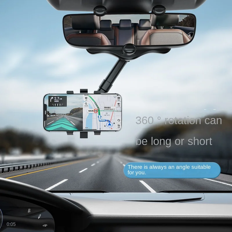 

New Car Rearview Mirror Trip Recorder Dedicated Car Mobile Phone Bracket AR Navigation Multi-function Phone Stand