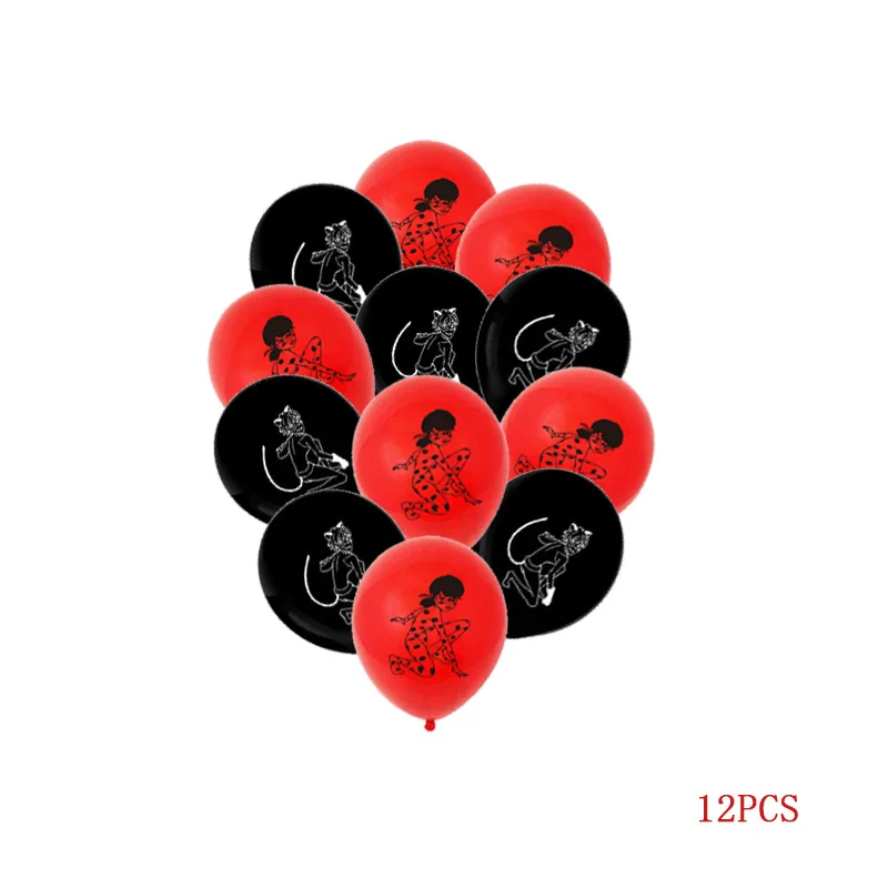 Наклейки Ladybugsss в стиле аниме маринетки Кот черный флаги тарелки для воздушных