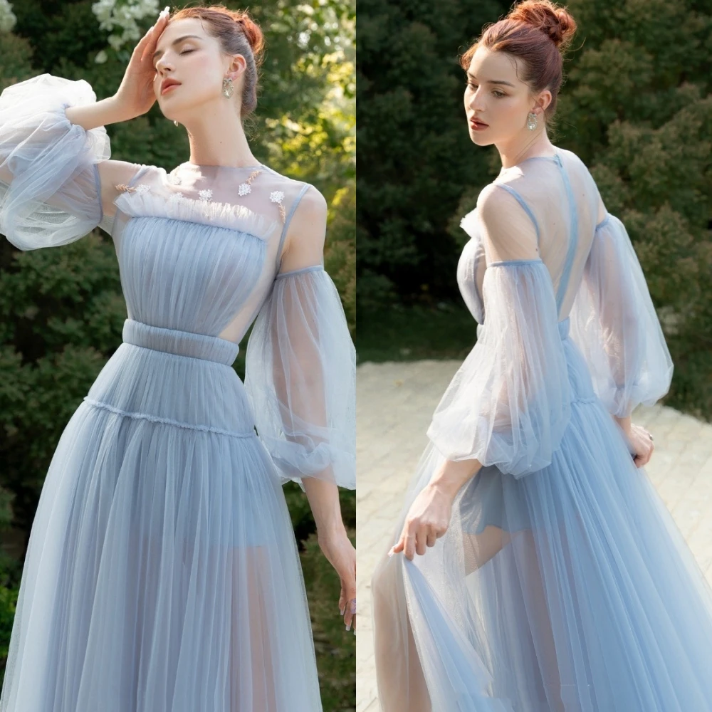 Индивидуальное сетчатое платье с аппликацией и поясом Клубные трапециевидные