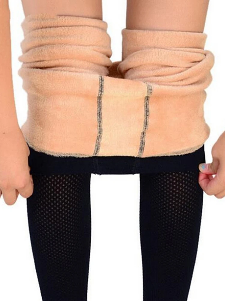 YSDNCHI Sexy Leggings For Women Slim Fit High Waist Puah Up Leggings Warm Mesh Leggins Female Winter Leggins Workout Clothes